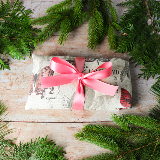 Flax and Lavender Microwaveable Heat Pack - Warming Pillow with Lavender and Flax