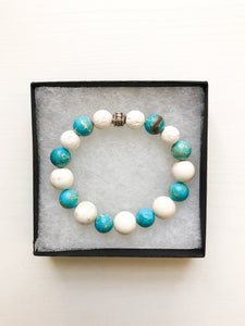 Diffuser Bracelet - Turquoise Jasper Aromatherapy Diffuser Bracelet - Lava Bead Bracelet