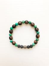 Load image into Gallery viewer, Diffuser Bracelet / Aromatherapy Jewelry / Jade and Jasper and Lava Bead Bracelet / Friend Jewelry Gift / Self-Care Gift / Essential Oil Jewelry Gift