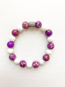 Diffuser Bracelet / Aromatherapy Jewelry / Jasper Jewelry / Lava Beads / Jewelry Gift for Friend / Essential Oil Bracelet