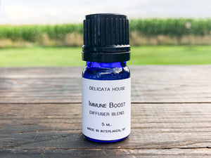 Aromatherapy Blend - Immune Boost Aromatherapy Diffuser Blend - Tulsi - Cardamom - Frankincense
