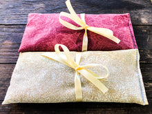 Load image into Gallery viewer, Flax and Lavender Eye Pillow 2 Pack Gift Set - Yoga Lover Gift