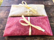 Load image into Gallery viewer, Flax and Lavender Eye Pillow 2 Pack Gift Set - Yoga Lover Gift