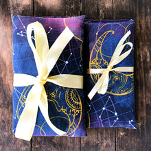 Load image into Gallery viewer, Flax and Lavender Heat Pack and Eye Pillow Gift Set - Constellations Flax and Lavender Heat Pack Gift Set