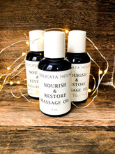 Load image into Gallery viewer, Massage Oil - Restorative Massage Oil - Self-Massage Oil - Abhyanga Oil - Nourish and Restore Aromatherapy Massage Oil