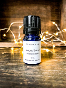 Aromatherapy Blend - Immune Boost Aromatherapy Diffuser Blend - Tulsi - Cardamom - Frankincense