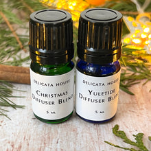 Load image into Gallery viewer, Winter Holiday Aromatherapy Set of Two - Yuletide Diffuser Blend and Christmas Diffuser Blend - Holiday Aromatherapy Blends - Winter Solstice Aromatherapy