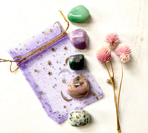 Stones of Rebirth and Renewal Crystals Set - Crystals for Inner Healing - Crystals for Transformation